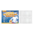 Pack of 30 white colour absorbing laundry sheets for washing machines
