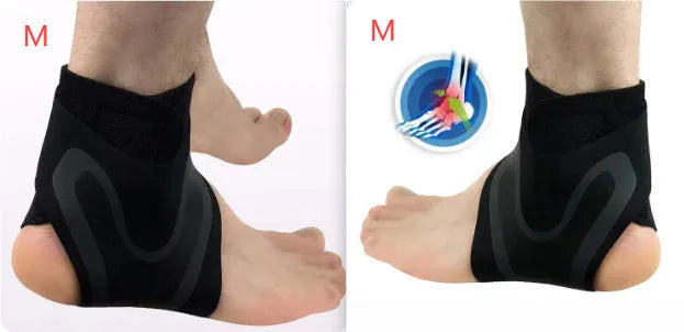 Ankle support brace for left or right foot, shown in size L for shoe sizes 40-42.