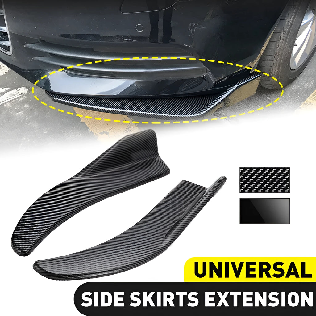 General Motors vehicle front and rear deflector lights in ABS construction with carbon fibre pattern