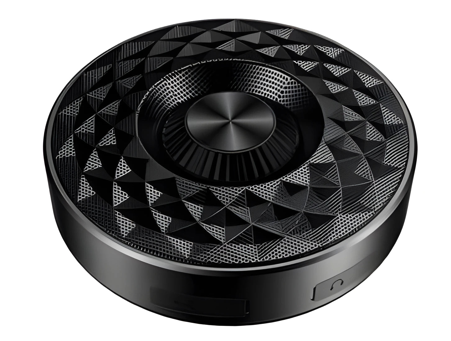Mini wireless Bluetooth sound box in black, orange, and silvery white colour options.