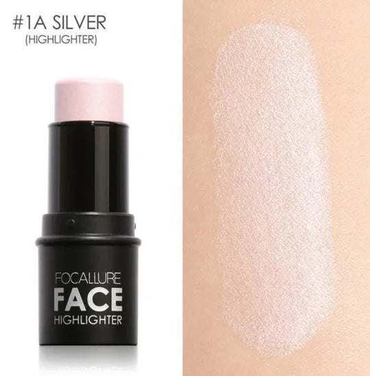 Face contour highlighter cream container showing multiple shade options for facial sculpting and definition