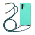 Huawei P30 phone case with wrist lanyard in floral painted design