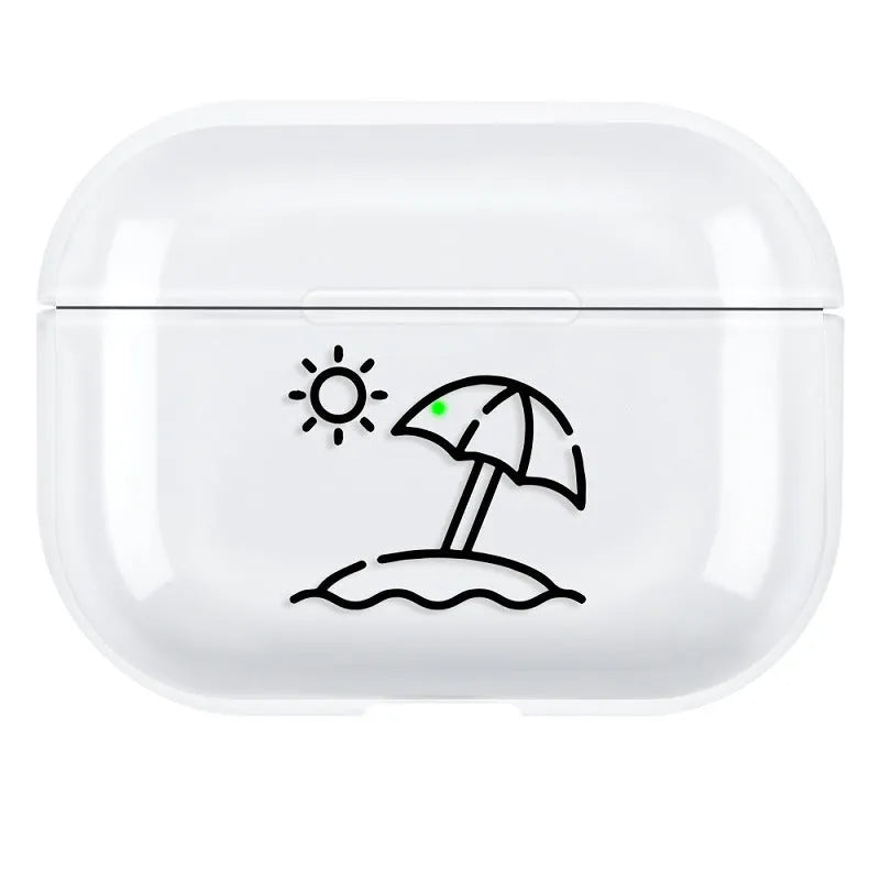 Hard PC protective back cover case for AirPods Pro3 in a solid colour.