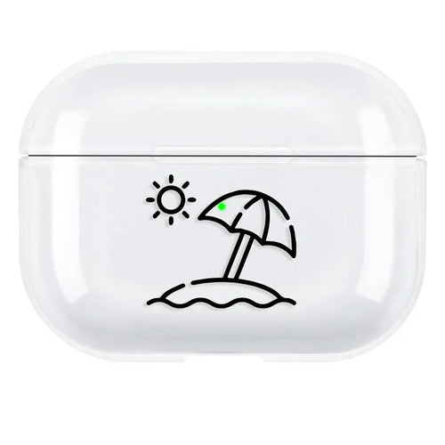 Hard PC protective back cover case for AirPods Pro3 in a solid colour.