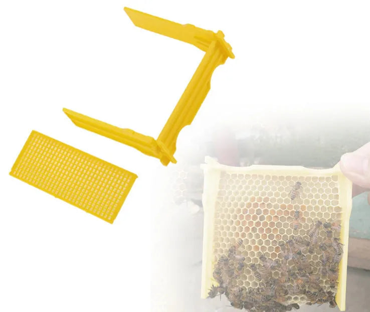 Three white EPS foam bee hive boxes for mating and breeding procedures