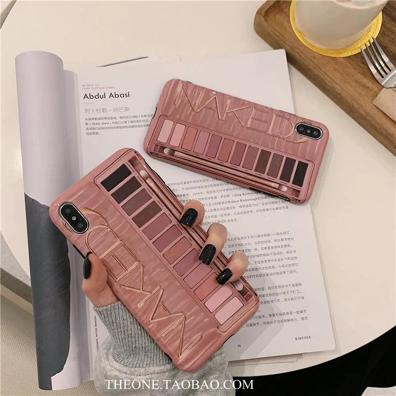 Floral pattern silicone phone case for iPhone in Flesh and Grey colours.