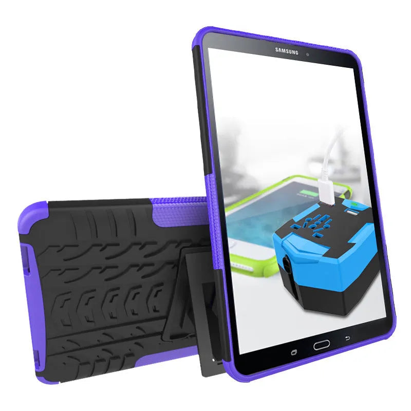 Samsung Galaxy Tab A 10.1 2016 case TPU PC with anti-drop corners and stand
