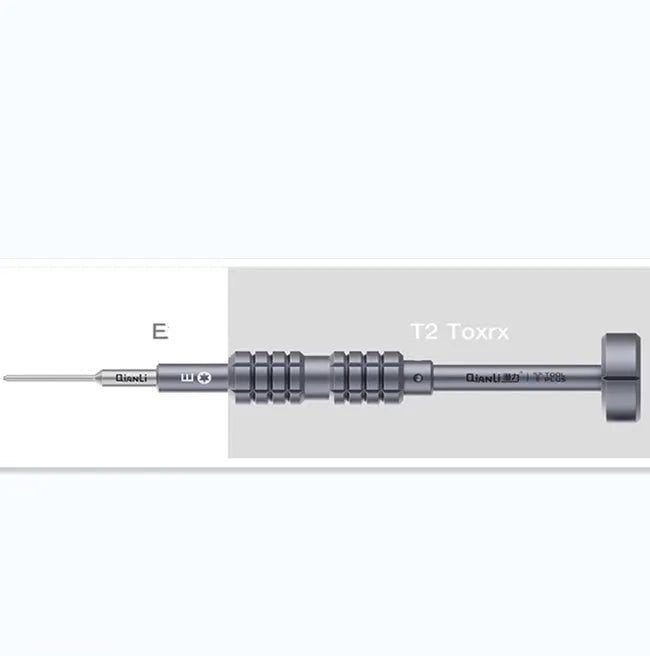 Precision screwdriver for iPhone repair with five interchangeable bits in aluminium alloy handle
