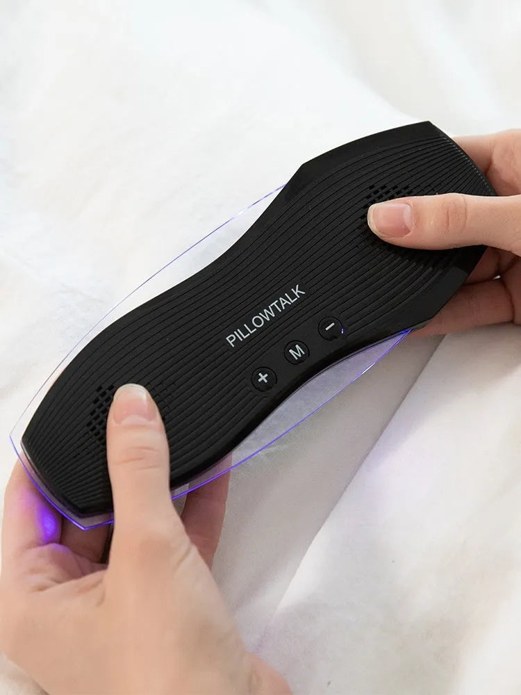 Black true wireless Bluetooth in-ear headphones for comfortable sleeping with USB charging