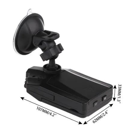 H198 HD six-light infrared night vision car DVR recorder with 2.4-inch screen