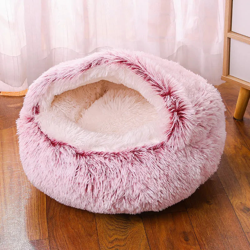 Waterproof cloth dog kennel with semi-surrounded warm room design in multiple colour options