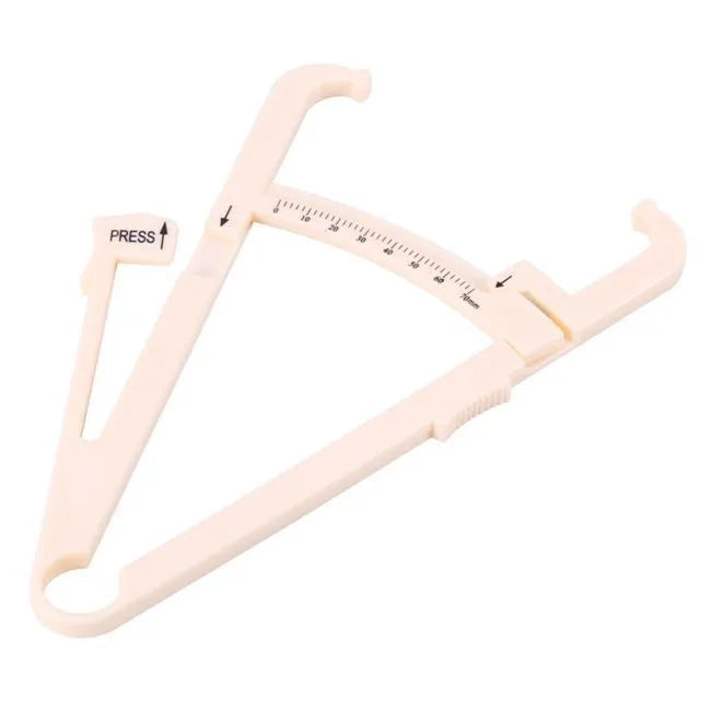 Acrylic fat caliper for body fat measurement with 0.001mm accuracy and 200mm range