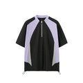Men's lightweight polyester top in black and beige with long and short sleeve options