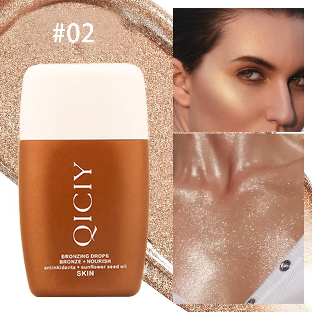 30ml face and body highlighting cream liquid for natural contour brightening with four colour options