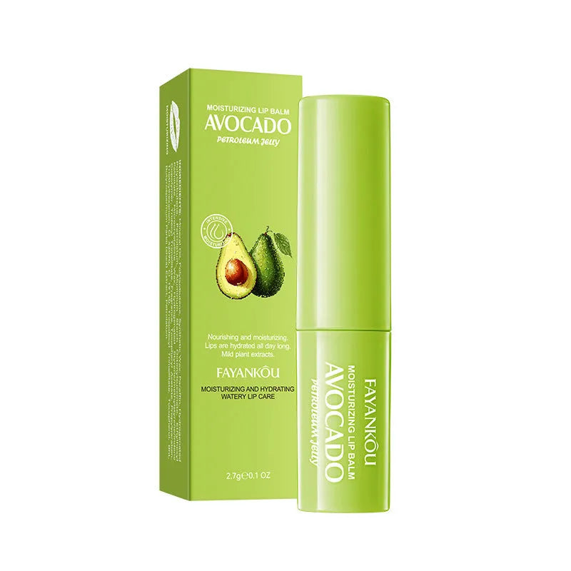 Anti-chapped moisturising lipstick stick in its packaging, showing variant net content options.