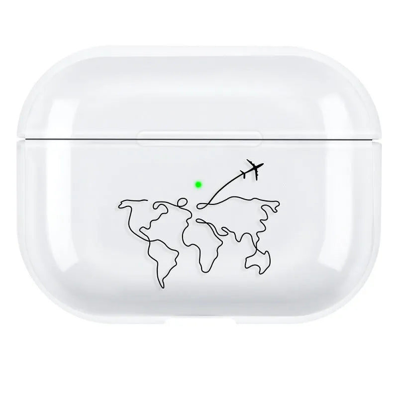 Hard PC protective back cover case for AirPods Pro3 in a solid colour.