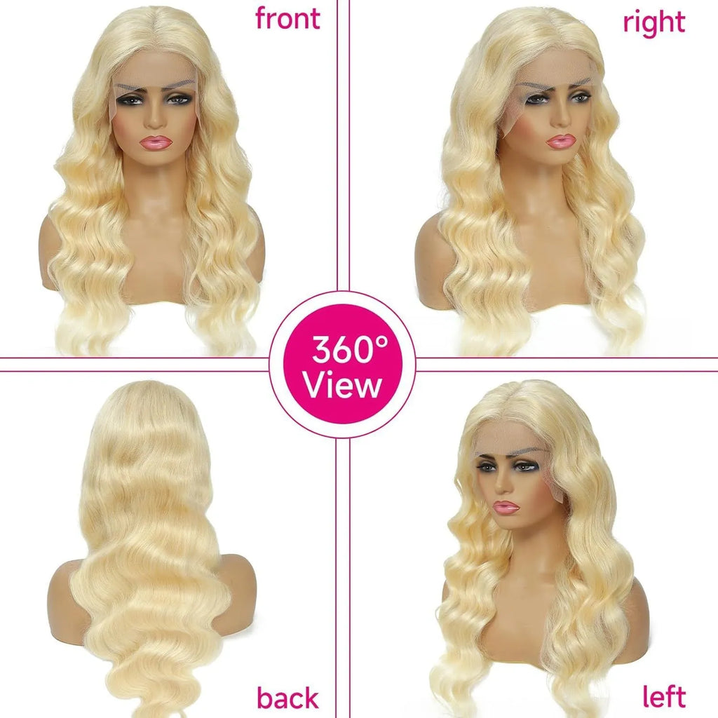 Women's synthetic front lace wig with medium-long curly hair in M1/539/613 multi-tone colour