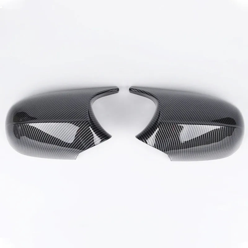 Pair of BMW 3 Series E90 rearview mirror shells in ABS plastic for 2006-2012 model replacement
