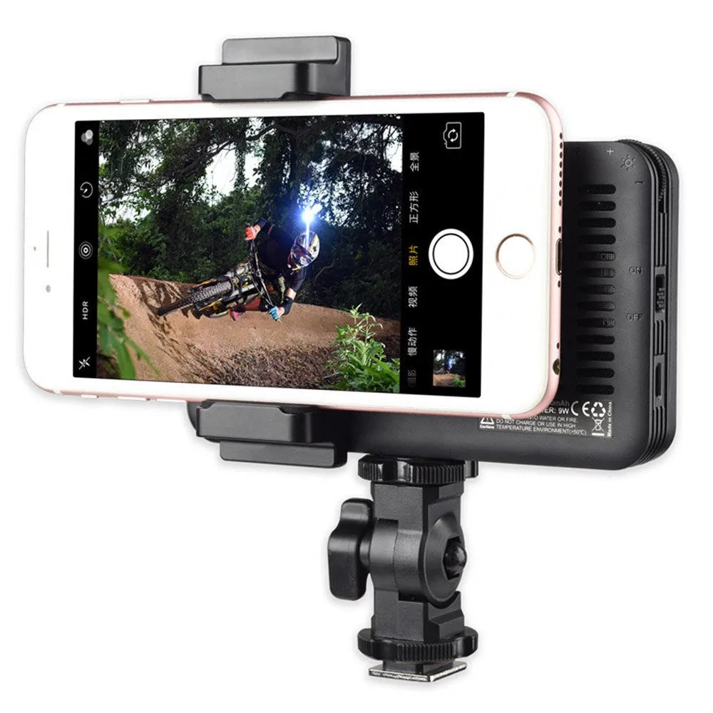 Shenniu M150 ultra-thin LED video light for mobile phone photography with adjustable brightness