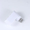 Black and white USB 2.0 splitter hub showing multiple USB ports for computer expansion