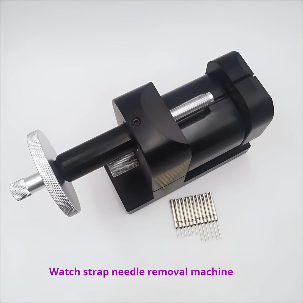 Alloy steel watch strap removal machine tool set for professional watch repair
