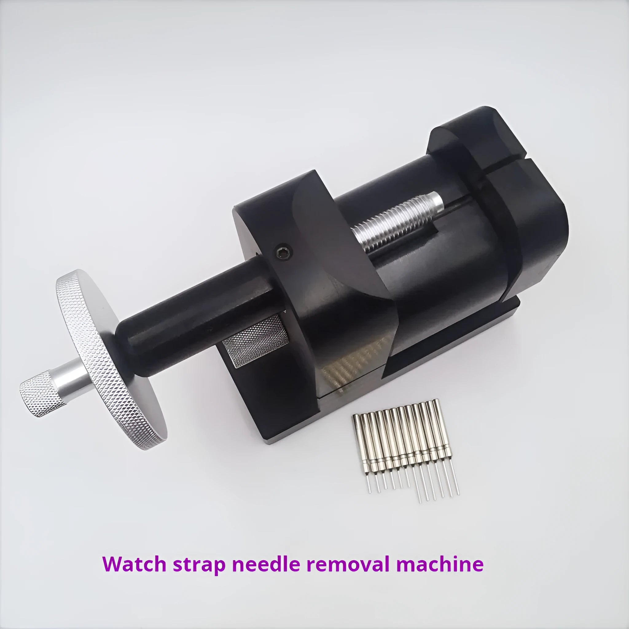 Alloy steel watch strap removal machine tool set for professional watch repair