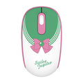Sailor Moon cartoon wireless mouse with USB receiver in pink colour scheme