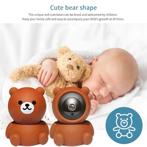 Bear brand 1080P WiFi security camera with infra-red night vision LEDs