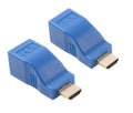 HDMI extender transmitter and receiver pair for 30 metre signal transmission using Cat-5e/6 cable