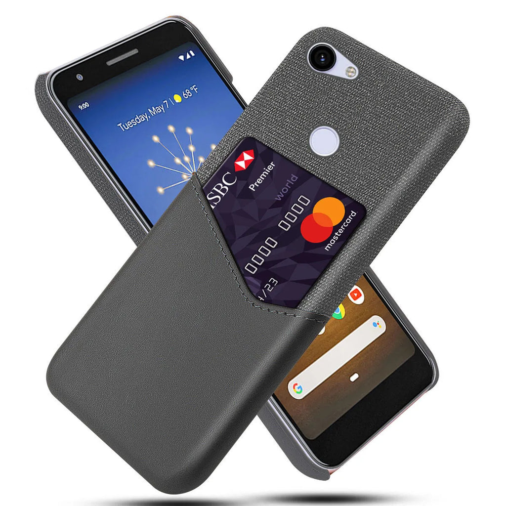 Leather Google Pixel phone case in solid colour with waterproof and drop-resistant protection features
