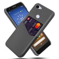 Leather Google Pixel phone case in solid colour with waterproof and drop-resistant protection features