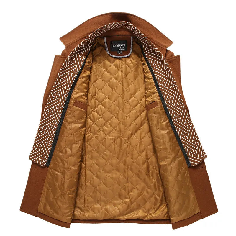 DORCHESTER PEACOAT woolen double-breasted peacoat for men in six colours sizes M to 4XL