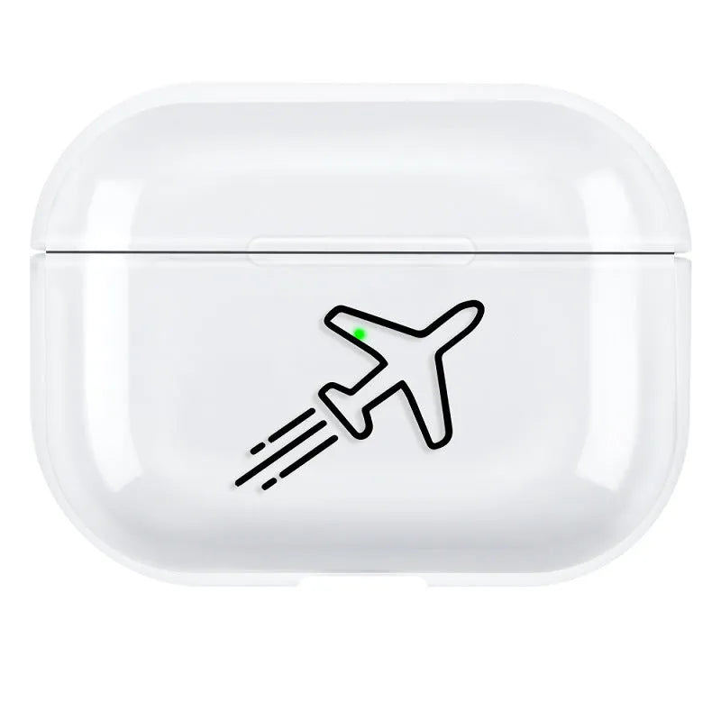 Hard PC protective back cover case for AirPods Pro3 in a solid colour.