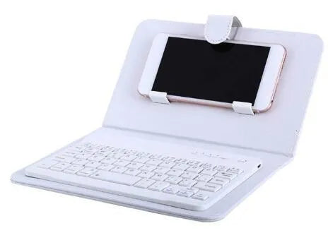 Wireless keyboard protective case with 7-inch Bluetooth keyboard for mobile phones and tablets