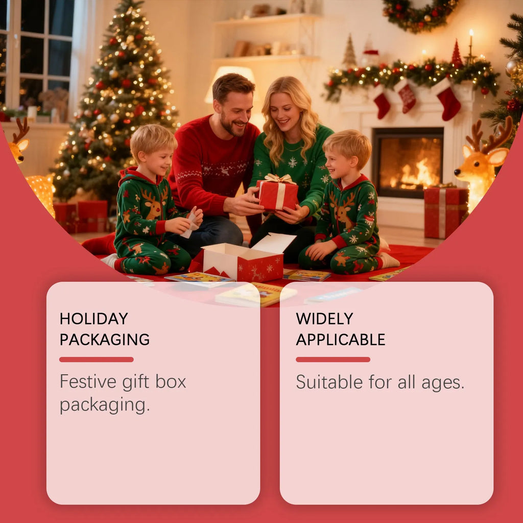 24 Christmas bouncy ball blind boxes in bulk pack with festive designs on rubber balls
