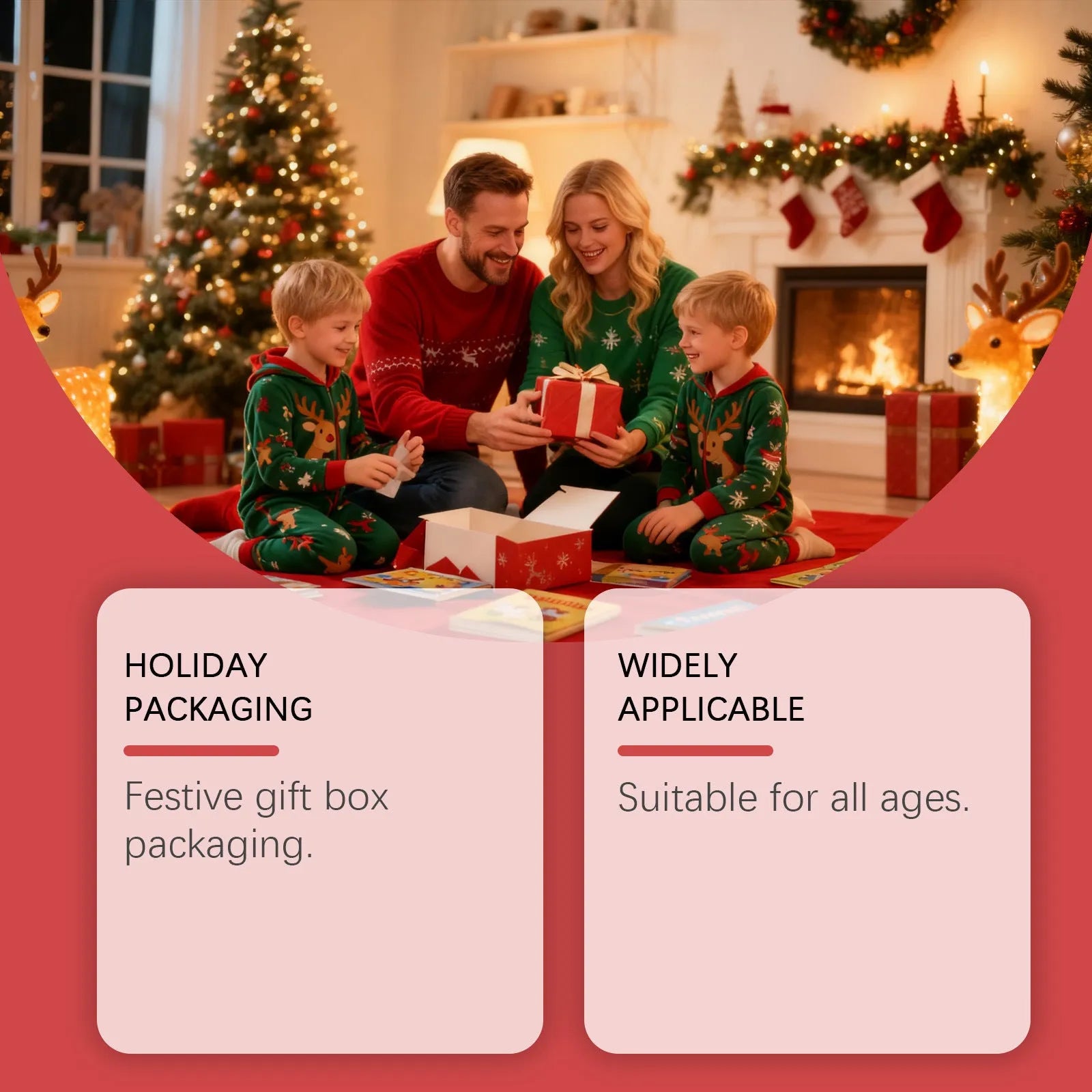 24 Christmas bouncy ball blind boxes in bulk pack with festive designs on rubber balls