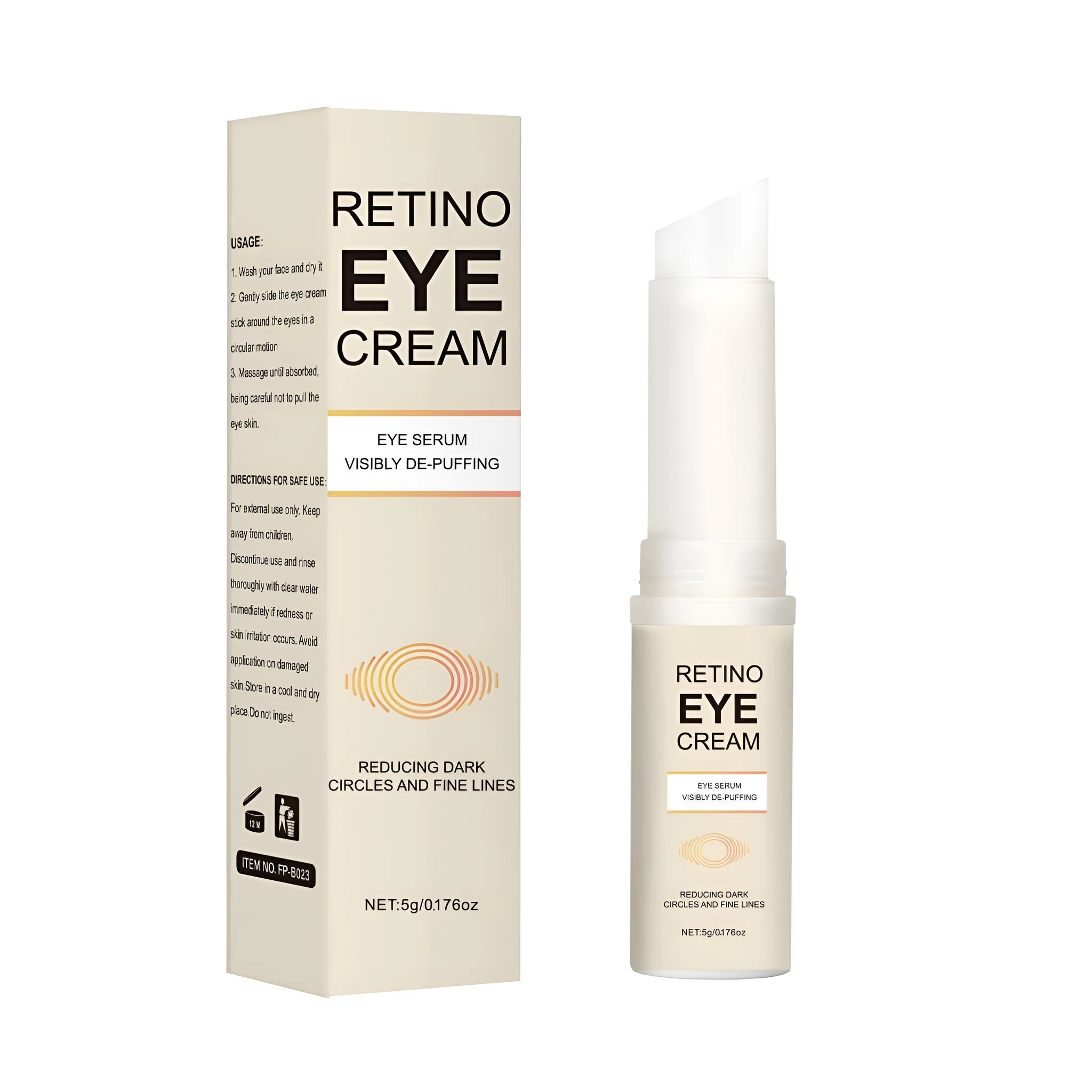 5g moisturising eye cream jar for dark circles suitable for universal skin types