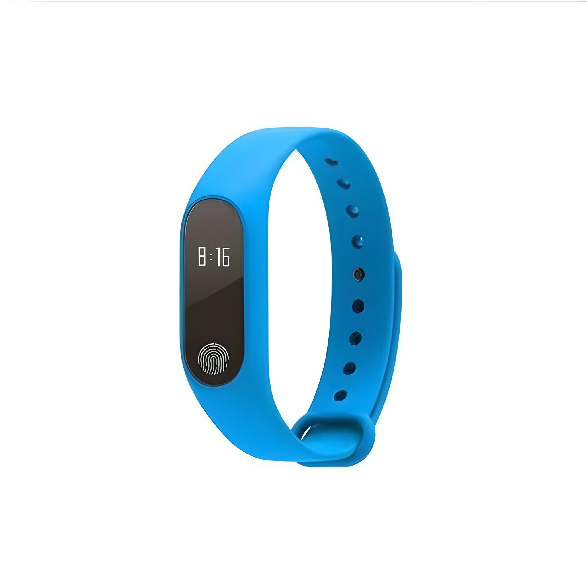Motion intelligent hand ring fitness tracker on a finger, showing heart rate monitoring and available in multiple colours.