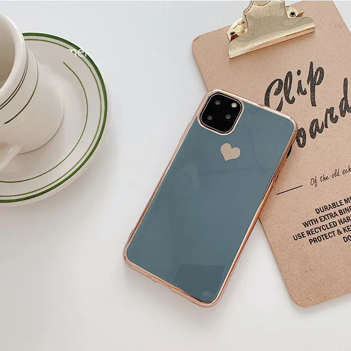 TPU phone case in solid colour for iPhone models 6 through 11 Pro Max