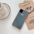 TPU phone case in solid colour for iPhone models 6 through 11 Pro Max