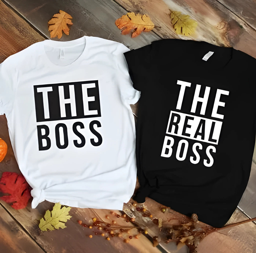 Men's round neck T-shirt with printed design, short sleeves and loose fit