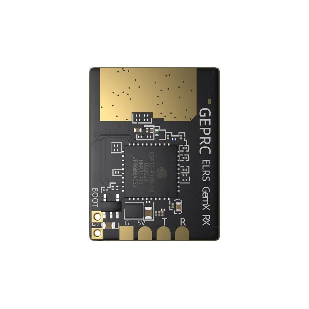 ELRS915M/2.4G dual-frequency FPV receiver module with two T-shaped antennas and installation accessories