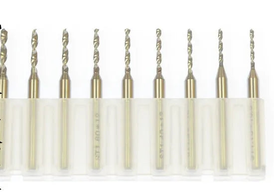 Imported tungsten steel micro-engraving bit for precision circuit board and hardware processing.