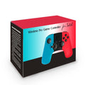 SWH wireless game controller for Nintendo Switch in various colours on a black background.