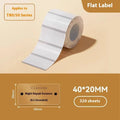 Pack of transparent waterproof adhesive sticker labels in various rectangular and round sizes on a sheet