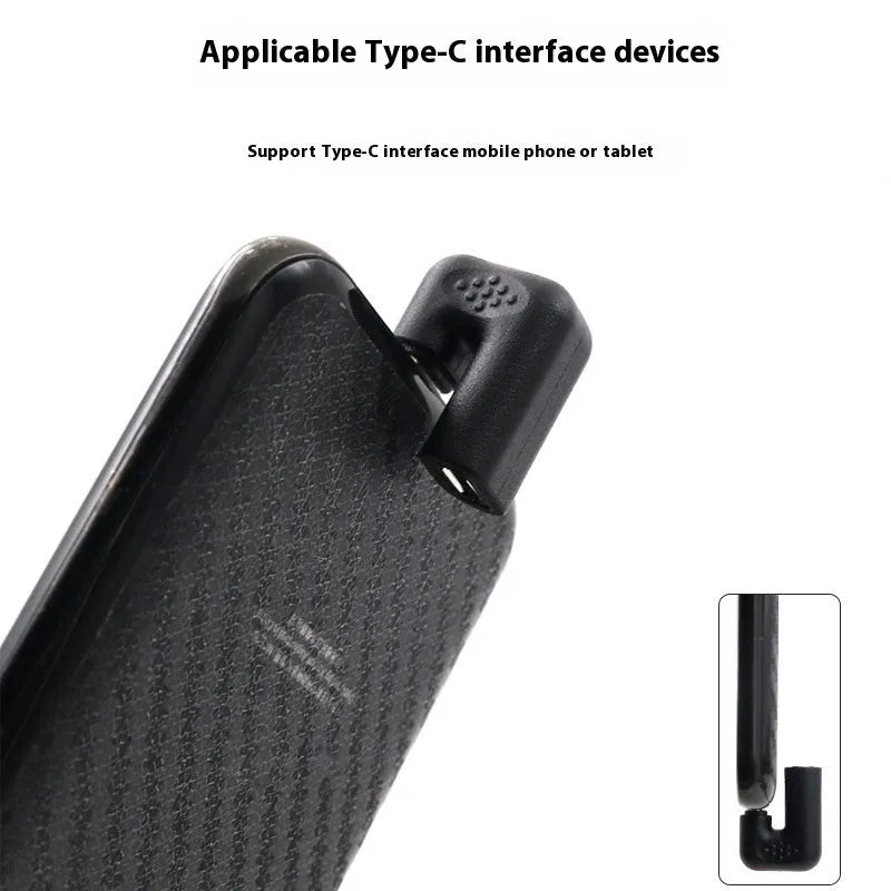 Four plastic USB male to female adapter cables with U-bend design for device connections