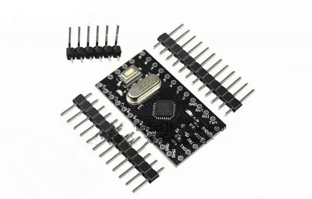 Arduino Mini Pro Professional microcontroller board with Atmega328P chip and pin headers