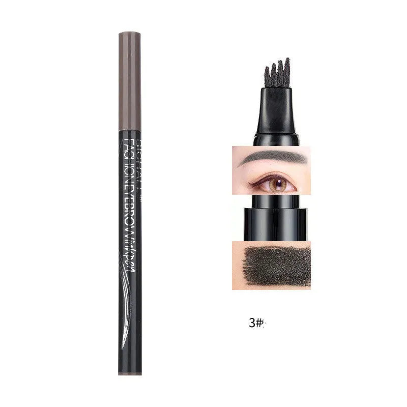 Four wild liquid eyebrow pencil in multi-colour options waterproof sweat proof for natural eyebrows