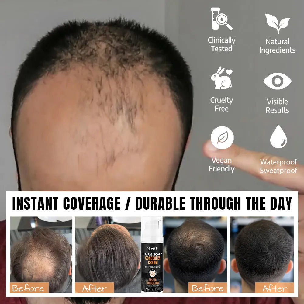 30ml scalp concealer pomade tube for hair thinning coverage and scalp nourishment