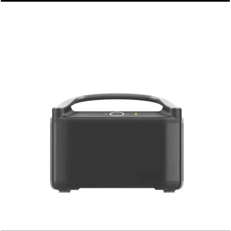 RIVER Pro 720Wh portable power station with multiple charging ports on a wooden table.